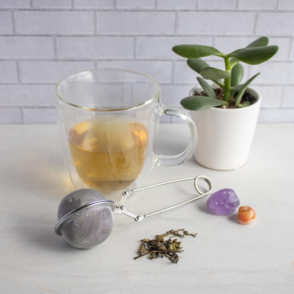 Tea Ball with Spring Action Handle
