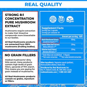 Real Rest - Reishi, Valerian and Lemon Balm
